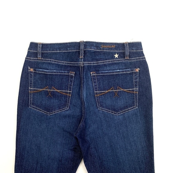 Jean Star Mercury Flare Women's size 8P Dark Wash Blue Denim Jeans - Picture 2 of 4